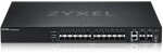 ZyXEL Zyxel XGS2220 Series XGS2220-30F - Switch - L3-Zugang, NebulaFLEX Cloud - managed - 24 x 100/1000 Base-X + 6 x 10 Gigabit (Uplink) - Desktop, an Rack montierbar