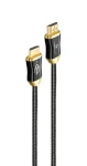 Gembird HDMI 8K AOC 30m čierna / HDMI kábel / aktívny optický / pozlátené konektory / Ethernet (CCBP-HDMI8K-AOC-30M)