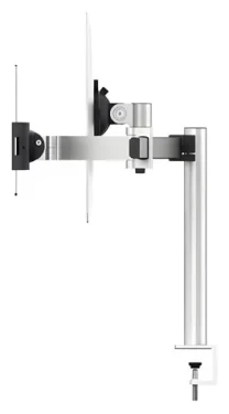 Durable PRO so svorkou strieborná / Držiak monitora a tabletu / VESA 75-100 mm / 21-34" do 8 kg / tabliet 7-13" (508723)