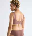 SLOGGI ZERO FEEL - Neviditeľná druhá koža bralette Sloggi CACAO S