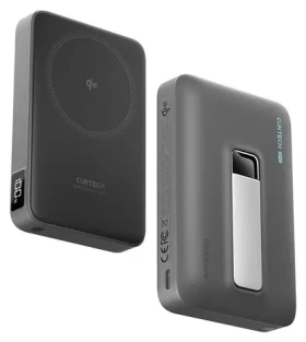 Cuktech WPB100 čierna / Powerbanka / Qi2 magnetická bezdrôtová / 30W / 10000mAh / stojan