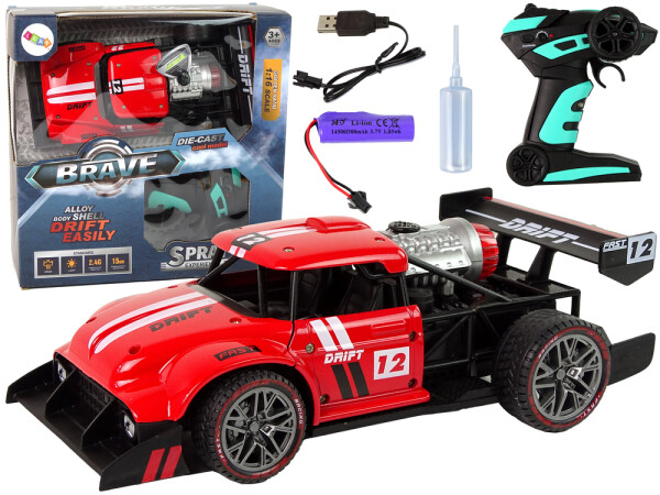 Mamido Športové auto Steam na diaľkové ovládanie R/C 1:16 červené