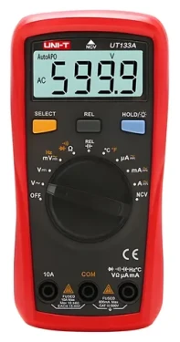 UNI-T UT133A / Multimeter / AC / DC 600V / 10A / CAT II 600V (UT133A)