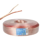 LogiLink Reproduktorový kábel číry / Reproduktorový kábel / 2x 2,5 mm2 / 50 m / netienený (CA1085)