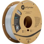 Polymaker PB01003 PolyLite vlákno pre 3D tlačiarne PETG plast Žiaruvzdorné, Vysoká pevnosť v ťahu 1.75 mm 1000 g sivá 1 ks; PB01003