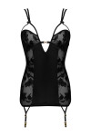 Dámsky erotický korzet Xiomara - BEAUTY NIGHT FASHION černá L/XL