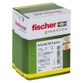 Fischer klincová hmoždinka 60 mm 6 mm 524847 45 ks; 524847