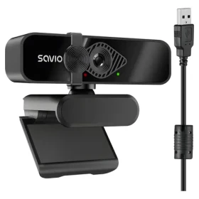 Webkamera CAK-06 čierna / Webkamera / 4K Ultra HD / USB / Mikrofón / Plug and Play (SAVCAK-06)