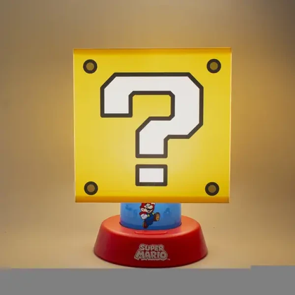 Paladone Super Mario Light / Stolová lampa / 3x AAA / USB / 3 stupne jasu (PP9318NNEPM)