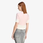 Tričko adidas V-Neck Shirt With Buttons Sandy Pink S