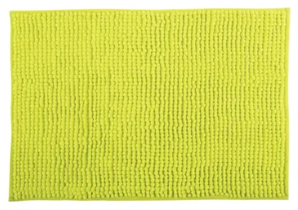 MSV CHENILLE kúpeľňová predložka 60 x 90 cm limetková / polyester / protišmyková