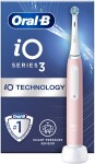 Oral-B iO Series 3 Blush Pink / Elektrická zubná kefka / magnetická iO / 3 režimy / senzor tlaku (iO Series 3 Blush Pink)