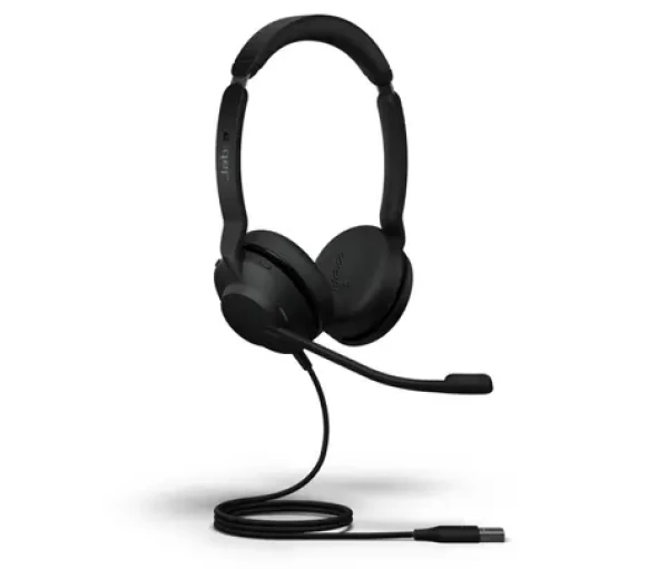 Jabra Evolve2 30 Stereo UC USB-A čierna / stereo náhlavná súprava / mikrofón / USB-A (23089-989-979)