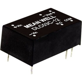 MEAN WELL DLC03C-12 DC / DC menič napätia, modul 15 V/DC 125 mA 3 W Počet výstupov: 2 x; DLC03C-12