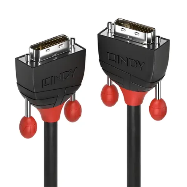 Lindy Black Line čierna / Kábel DVI-D Dual Link / DVI-D - DVI-D / 1 m / 2560 x 1600 px (36251)
