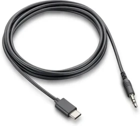 Poly 9C6M4AA Adaptér USB-C/jack slúchadiel / 24 pin USB-C s piny (samec) na mini-phone stereo 3.5 mm s piny (samec) (9C6M4AA)