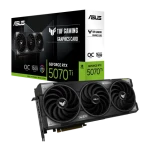 Asus GeForce RTX 5070 Ti TUF GAMING OC 16GB GDDR7 OC16GB / 2588MHz / 16GB GDDR7 / 256-bit / 2x HDMI + 3x DP / 850W (16) (90YV0MD0-M0NA00)