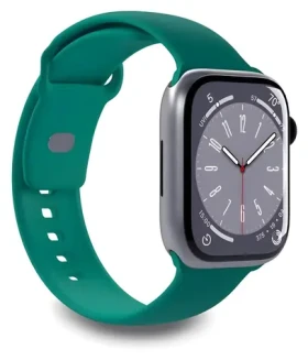 Puro ICON Jade / Remienok pre Apple Watch / 42/44/45/49 mm / Silikón (PUICNAW44DKGRN)