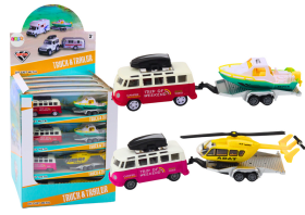 Mamido Terénne auto s loďou alebo vrtuľníkom kovové