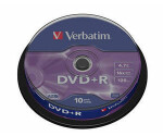 Verbatim 10ks DVD+R 4.7GB 16x / Spindl (43498)