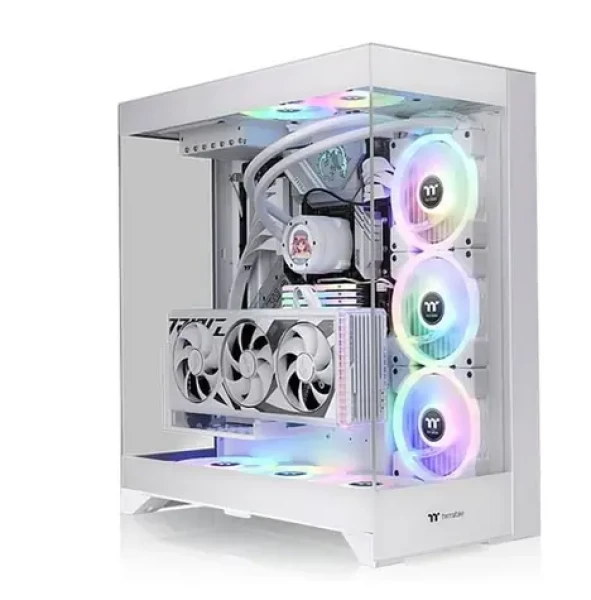 Thermaltake CTE E550 TG biela / ATX / 2x USB-A 3.0 / 1x USB-C / bez zdroja / priehľadná bočnica (CA-1Z8-00M6WN-00)