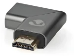 Nedis Profigold Fabritallic HDMI adaptér lomený vľavo / Adaptér / HDMI zástrčka - HDMI zásuvka (CVTB34903GY)