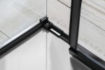 POLYSAN - ALTIS BLACK obdĺžniková sprchová zástena 1200x900 L/P varianta AL3012BAL6012B