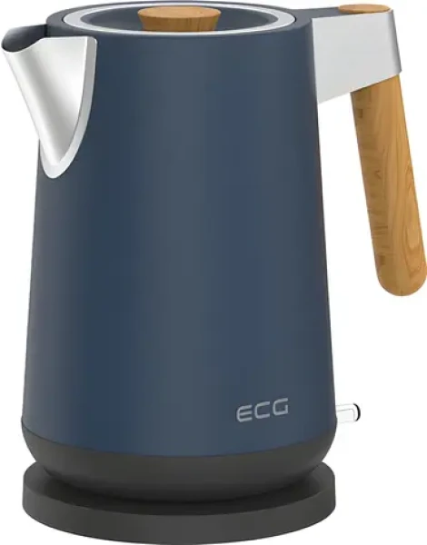 ECG RK 1768 Strix Timber Petrol / Rýchlovarná kanvica / 2200 W / 1,7 l / nerez a drevo (100002076092)