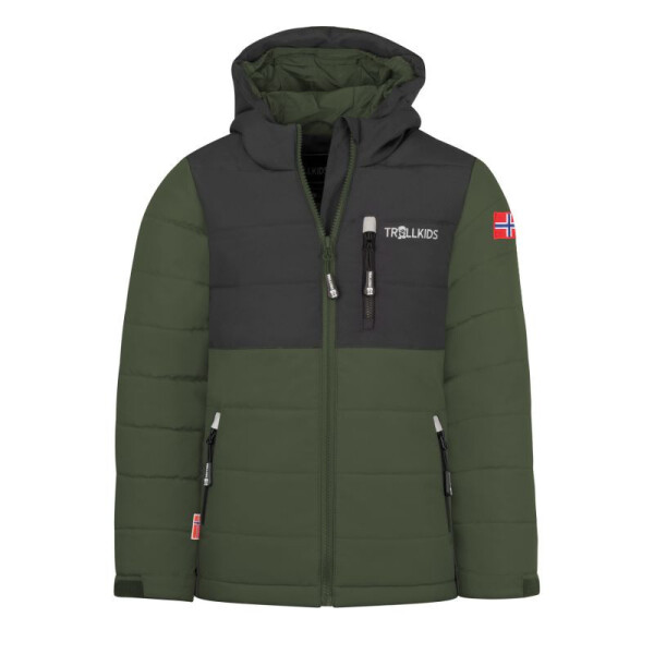 Detská snehová bunda Trollkids Hemsedal XT Waterproof Green (513-347) 104