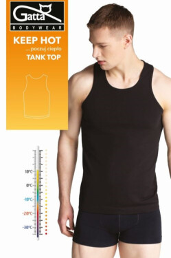 Pánsky nátelník TANK TOP MEN KEEP HOT černá