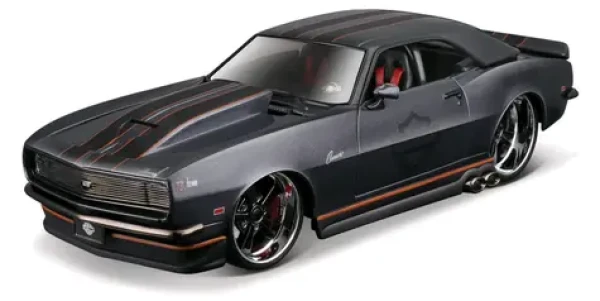 Maisto Harley-Davidson Custom 1968 Chevrolet Camaro Z/28 sivá