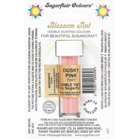 Jedlá prachová farba dusky pink 7 ml - Sugarflair