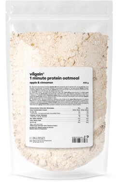 Vilgain Minútová proteínová kaša – Jablko a škorica 400 g