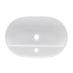 Umývadlo na dosku SAT Infinitio 60x40 cm otvor pre batériu uprostred SATINF6040 SATINF6040