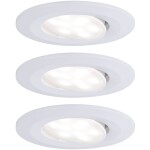 Paulmann Calla LED vstavané kúpeľňové svetlo sada 3 ks 18 W IP65 biela (matná); 99927