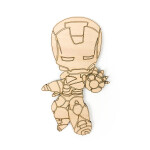 Veselá Stena Drevené vyfarbovacie postavičky Avengers a Groot
