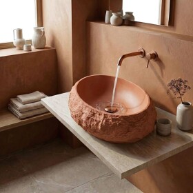 REA - Umývadlo na dosku Mika Terracotta REA-U7349