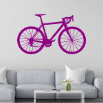 Veselá Stena Samolepka Bicykel Farba: modrá, Veľkosť: 100 x 58 cm