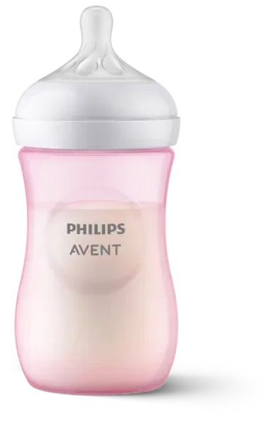 Philips Avent Natural Response SCY903/11 ružová / Dojčenská fľaša / 260 ml / 1m+ (AV-000689)