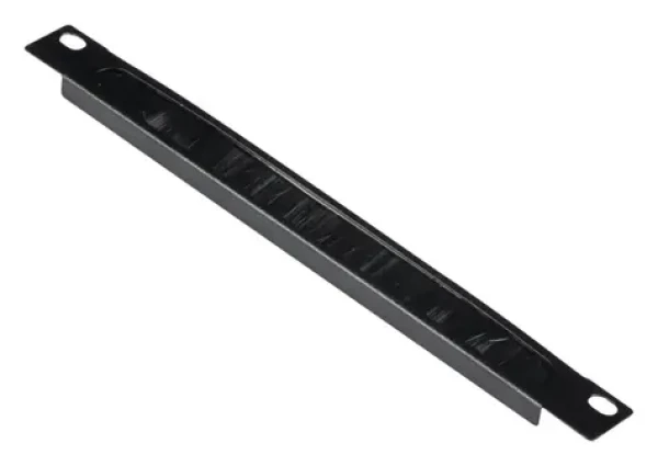 Equip EZMB-10-B čierna / Kefová lišta / 10" / 1U / kov / RAL9005 (EZMB-10-B)