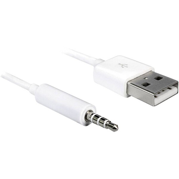 DeLock 83182 USB-A samec gt; Stereo jack 3.5 mm samec pin IPod Shuffle, 1m