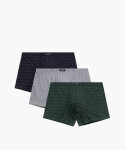 Boxerky Atlantic 3MH-216 A'3 M-2XL tmavě modrá-šedozelená XL