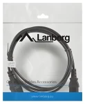Lanberg predlžovací kábel C13-C14 čierna / Napájací kábel / 1,8 m (CA-C13E-10CC-0018-BK)