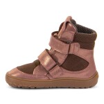 Dievčenské zimné barefoot topánky TEX WINTER TL Pink/Gold Froddo G3160247-8T - 35