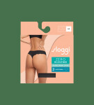 Dámske nohavičky ZERO z mikrovlákna 2.0 Hipstring 2P - BLACK - čierna 0004 - SLOGGI BLACK XL