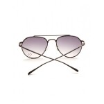 GUESS okuliare Round Metal Aviator Sunglasses čierne Čierna