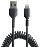 StarTech USB-A - Lightning čierna / Kábel / krútený / 0,5 m / 480 Mbit/s (RUSB2ALT50CMBC)