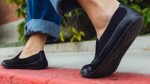 Vivobarefoot Opanka II Womens Black kožené barefoot polobotky 37 EUR