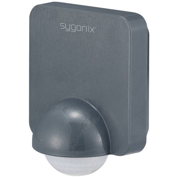 Sygonix SY-5836536 montáž na stenu senzor pohybu PIR 360 ° relé tmavosivá IP54; SY-5836536