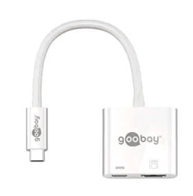 Goobay 62110 TV Adapter USB-C samec gt; HDMI samica amp; USB-C (4040849621109)